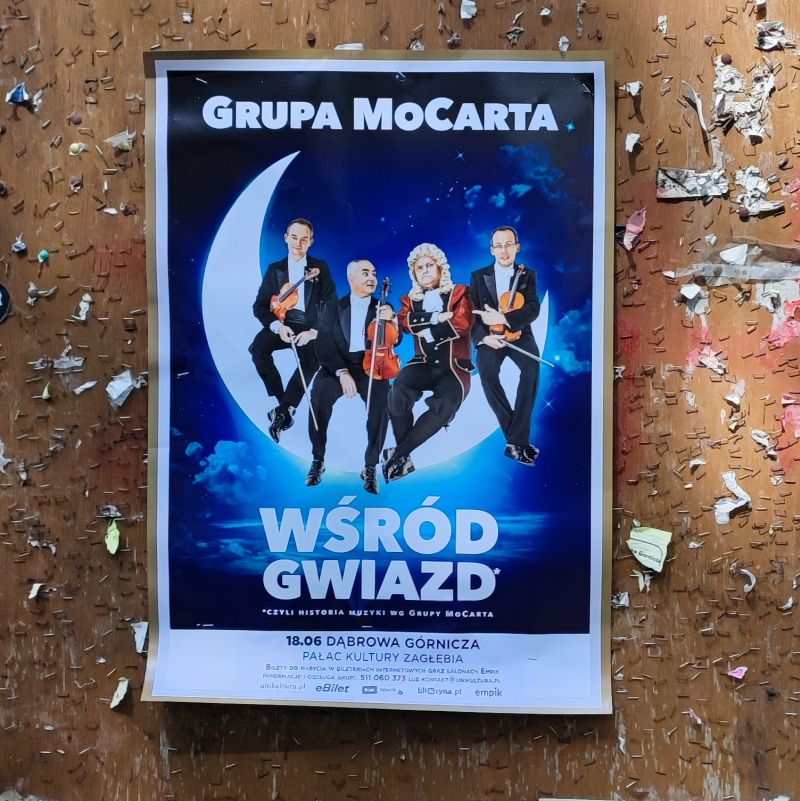 Grupa MoCarta - czerwcowe plakatowanie w Dąbrowie Górniczej